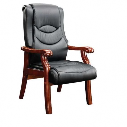Ghế Gỗ Lưng Cao 1736C – Thiết Kế Uốn Lượn Độc Đáo, Êm Ái & Đẳng Cấp Lãnh Đạo