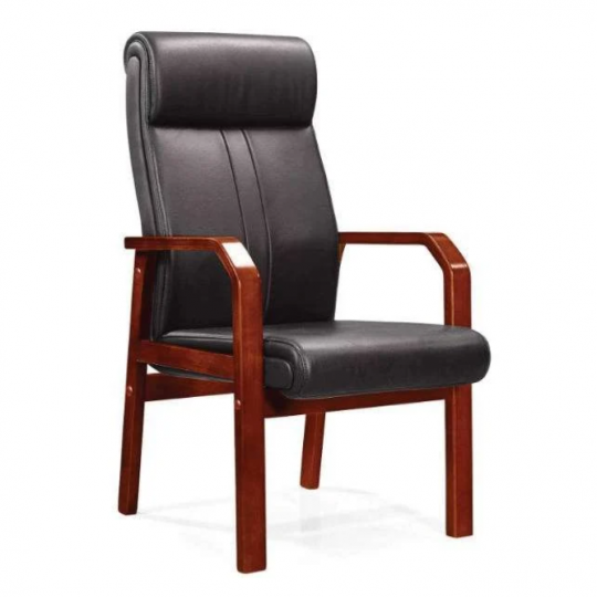 Ghế Gỗ Văn Phòng 1751C-1 – Đệm Lưng Cao, Sang Trọng Và Tối Ưu Cho Sự Thoải Mái